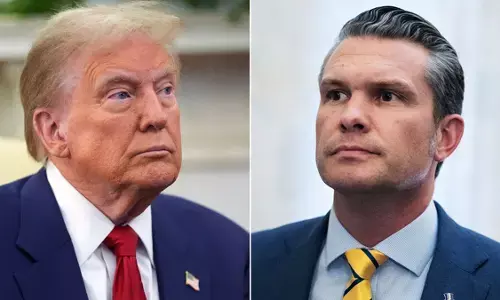 डोनाल्ड ट्रंप का बड़ा खुलासा, रक्षा  मंत्री हेगसेथ को बताया ईरान युद्ध का असली मास्टरमाइंड