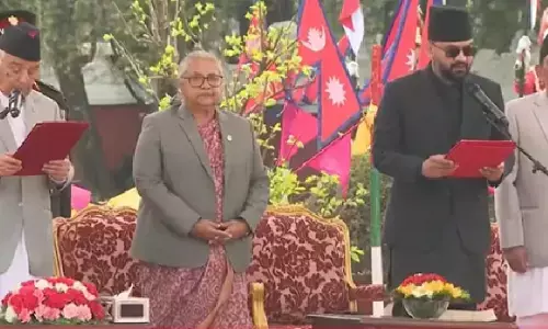 नेपाल में नए युग की शुरुआत, बालेंद्र शाह ने पीएम पद की शपथ ली; 47वें प्रधानमंत्री बने जेन-जी लीडर नेपाल में नए युग की शुरुआत, बालेंद्र शाह ने पीएम पद की शपथ ली; 47वें प्रधानमंत्री बने जेन-जी लीडर