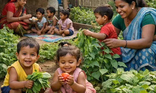 फुलवारी में पलता बचपन फुलवारी में पलता बचपन