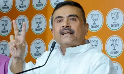 बंगाल चुनाव: भवानीपुर से लड़ने के लिए सुवेंदु अधकारी को मिला भाजपा का चुनाव चिह्न, टीएमसी पर लोकतंत्र दबाने का आरोप