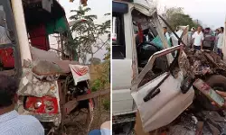 महाराष्ट्र में स्कॉर्पियो और बस की भीषण टक्कर, 6 की मौके पर ही मौत; शादी से लौट रहे थे लोग