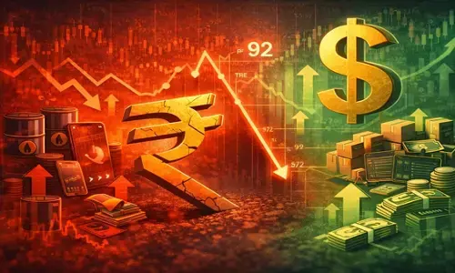रुपया ऐतिहासिक गिरावट पर: पहली बार 95 प्रति डॉलर के पार, शेयर बाजार में भी भारी दबाव