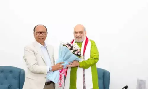 मणिपुर : सीएम खेमचंद से मिले केंद्रीय गृहमंत्री अमित शाह, शांति प्रयासों पर चर्चा