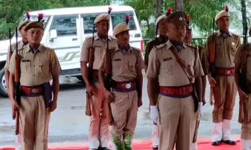 मेघालय पुलिस को उत्कृष्टता के लिए प्रेसिडेंट्स कलर से सम्मानित किया गया