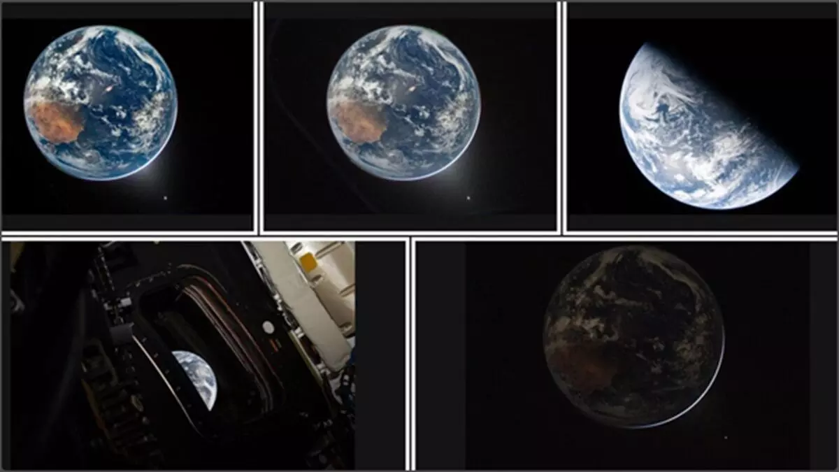 अंतरिक्ष से चमकी पृथ्वी की खूबसूरती: आर्टेमिस II के यात्रियों ने कैद किया अद्भुत नजारा, दिल छूने वाली तस्वीरें अंतरिक्ष से चमकी पृथ्वी की खूबसूरती: आर्टेमिस II के यात्रियों ने कैद किया अद्भुत नजारा, दिल छूने वाली तस्वीरें