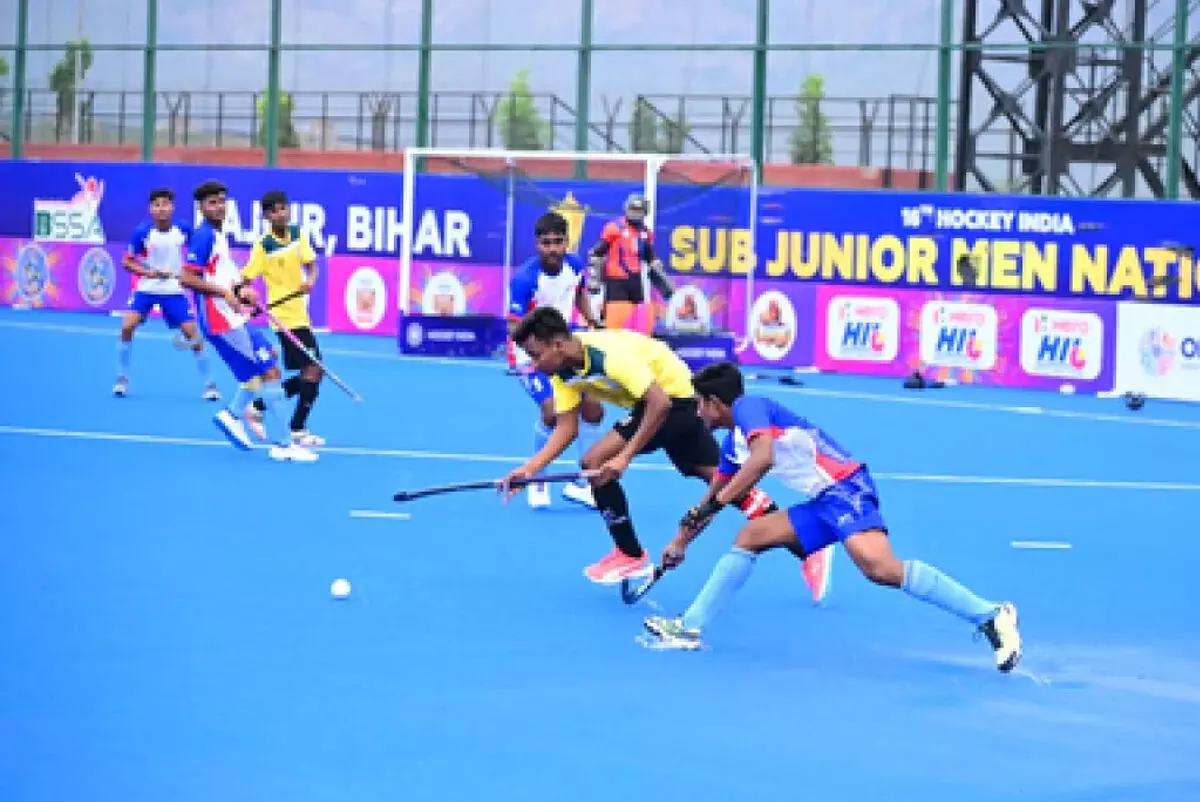 सब जूनियर हॉकी: तीसरे दिन गोवा की धमाकेदार जीत सब जूनियर हॉकी: तीसरे दिन गोवा की धमाकेदार जीत