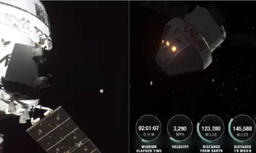 चांद के करीब पहुंचा नासा का आर्टेमिस II, अपोलो 13 का तोड़ेगा रिकॉर्ड; एस्ट्रोनॉट को हुई बड़ी दिक्कत चांद के करीब पहुंचा नासा का आर्टेमिस II, अपोलो 13 का तोड़ेगा रिकॉर्ड; एस्ट्रोनॉट को हुई बड़ी दिक्कत