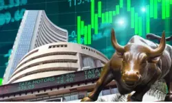 जंग रुकने की खुशी से झूमा बाजार, सेंसेक्‍स 2600 अंक उछला, 50 पैसे मजबूत हुआ रुपया