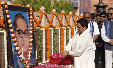 अंबेडकर जयंती पर मायावती ने अर्पित की श्रद्धांजलि, कहा-सामाजिक परिवर्तन और आर्थिक मुक्ति कारवां चलता रहेगा