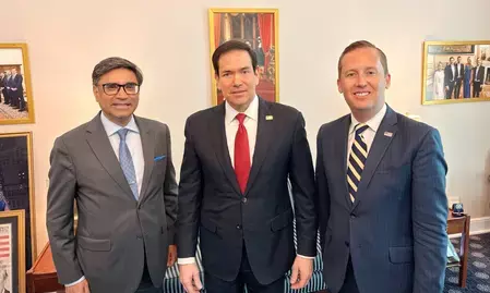 पश्चिम एशिया में शांति के लिए हर देश का स्वागत, भारत भी हो सकता है शामिल : अमेरिकी राजदूत पश्चिम एशिया में शांति के लिए हर देश का स्वागत, भारत भी हो सकता है शामिल : अमेरिकी राजदूत