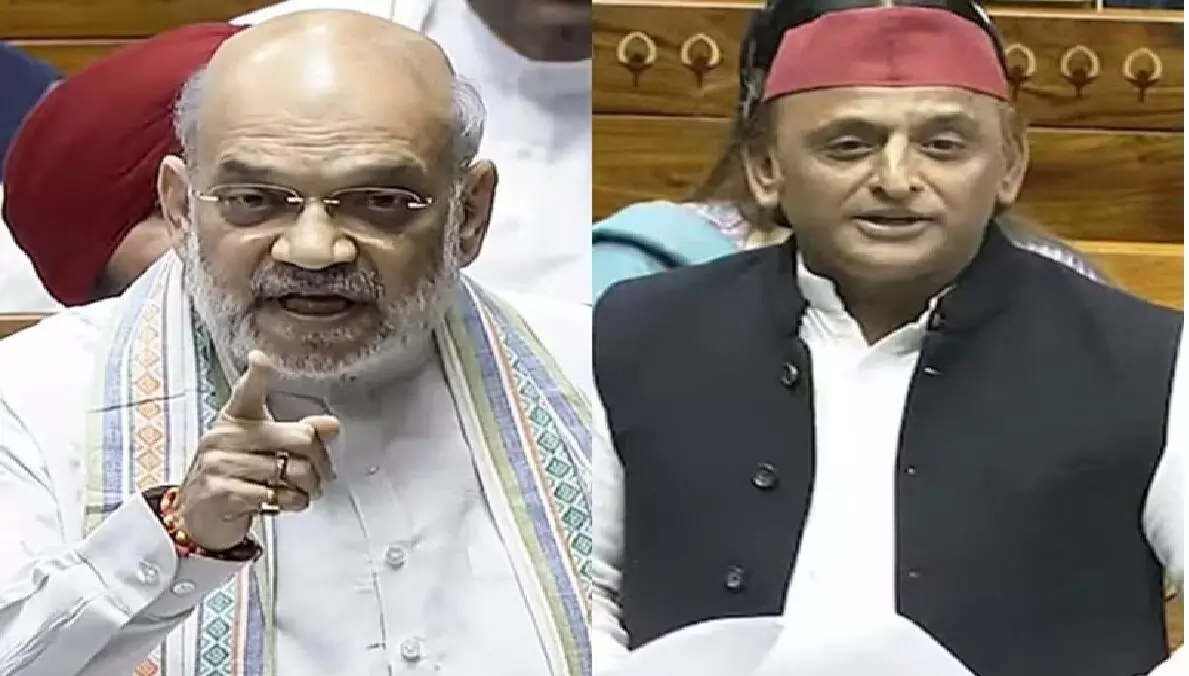 सपा की चले तो घरों की भी जाति तय कर दे; अखिलेश यादव को अमित शाह का तीखा जवाब सपा की चले तो घरों की भी जाति तय कर दे; अखिलेश यादव को अमित शाह का तीखा जवाब