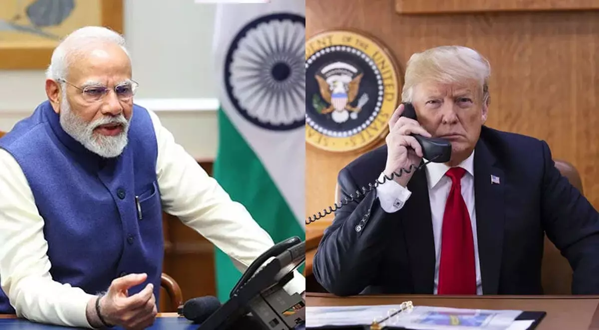 मोदी-ट्रंप फोन वार्ता: इजरायल-लेबनान सीजफायर पर जताई उम्मीद मोदी-ट्रंप फोन वार्ता: इजरायल-लेबनान सीजफायर पर जताई उम्मीद
