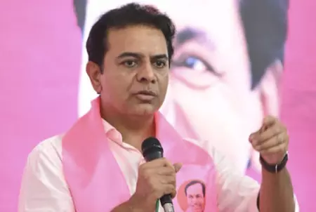 महिला आरक्षण बिल की हार पर केटीआर का हमला- ‘जिम्मेदार भाजपा’ महिला आरक्षण बिल की हार पर केटीआर का हमला- ‘जिम्मेदार भाजपा’