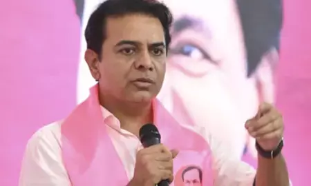 महिला आरक्षण बिल की हार पर केटीआर का हमला- ‘जिम्मेदार भाजपा’ महिला आरक्षण बिल की हार पर केटीआर का हमला- ‘जिम्मेदार भाजपा’