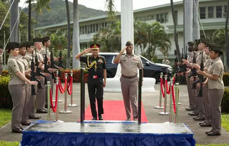 सेना प्रमुख जनरल उपेंद्र द्विवेदी का हवाई दौरा: भारत-अमेरिका रक्षा संबंधों को मिलेगी नई धार, हिंद-प्रशांत की सुरक्षा पर मंथन सेना प्रमुख जनरल उपेंद्र द्विवेदी का हवाई दौरा: भारत-अमेरिका रक्षा संबंधों को मिलेगी नई धार, हिंद-प्रशांत की सुरक्षा पर मंथन