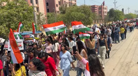 ग्रेटर नोएडा में भाजपा युवा मोर्चा की ‘जन आक्रोश महिला पदयात्रा’, हजारों शामिल ग्रेटर नोएडा में भाजपा युवा मोर्चा की ‘जन आक्रोश महिला पदयात्रा’, हजारों शामिल