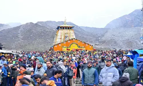 केदारनाथ धाम के कपाट खुले, सीएम धामी ने की पूजा, जय बाबा केदार के जयघोष के बीच यात्रा का शुभारंभ