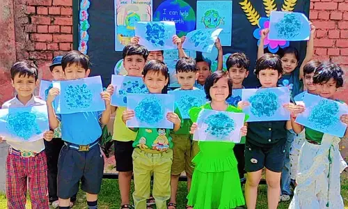 डीएवी पब्लिक स्कूल में उत्साहपूर्वक मनाया गया पृथ्वी दिवस
