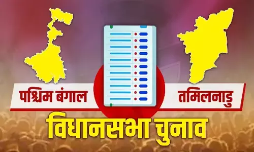 दोपहर 1 बजे तक बंगाल में 62.18% तो तमिलनाडु में 56.81% वोटिंग; EVM खराबी पर बवाल जारी दोपहर 1 बजे तक बंगाल में 62.18% तो तमिलनाडु में 56.81% वोटिंग; EVM खराबी पर बवाल जारी