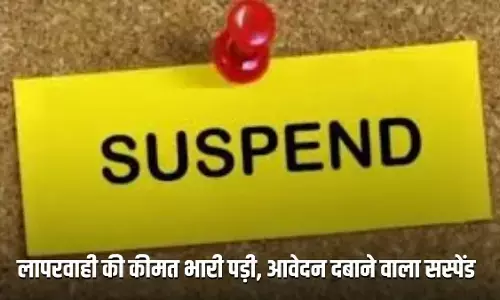 कैंसर पीडि़त व्याख्याता को राशि देने में लापरवाही, बाबू निलंबित कैंसर पीडि़त व्याख्याता को राशि देने में लापरवाही, बाबू निलंबित