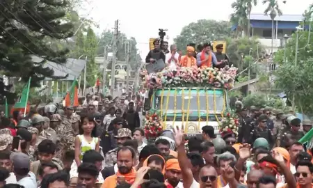 बंगाल का उत्साह बता रहा, टेरर- माफियाराज और कटमनी की सरकार से मिलेगी मुक्ति : सीएम योगी