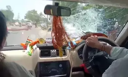 बंगाल चुनाव: टीएमसी सांसद मिताली बाग पर हमला, कार के शीशे तोड़े; भाजपा पर लगाया आरोप