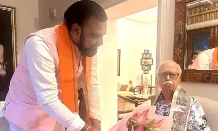 लालकृष्ण आडवाणी का मार्गदर्शन ऊर्जा, प्रेरणा और दृढ़ संकल्प का स्रोत: सीएम सम्राट चौधरी