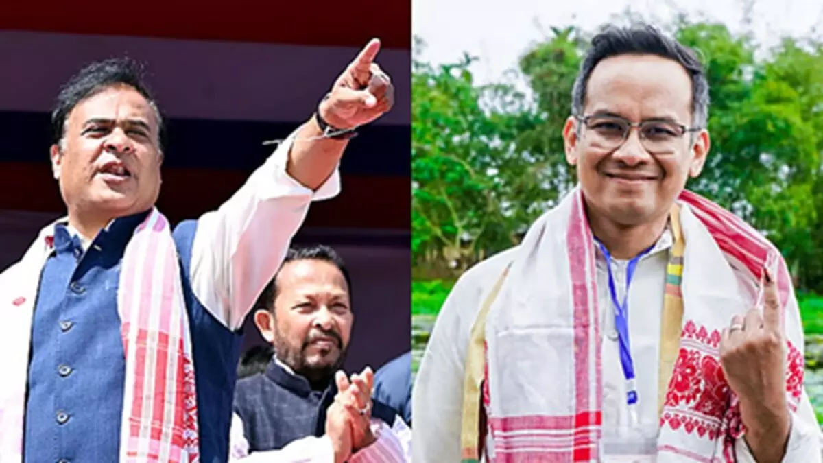 असम में हिमंता का जलवा, रुझानों में बीजेपी बहुमत के पार, गौरव गोगोई पीछे असम में हिमंता का जलवा, रुझानों में बीजेपी बहुमत के पार, गौरव गोगोई पीछे