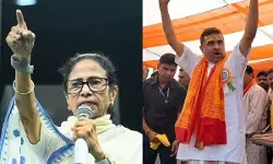 LIVE चुनाव परिणाम 2026 : भवानीपुर में ममता बनर्जी पर सुवेंदु अधिकारी की बड़ी जीत, 15 हजार से अधिक वोटों से आगे