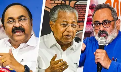 Keralam Assembly Election Results 2026 : केरलम में UDF ने बहुमत का आंकड़ा पार किया, CM पिनराई विजयन समेत कई मंत्री पीछे Keralam Assembly Election Results 2026 : केरलम में UDF ने बहुमत का आंकड़ा पार किया, CM पिनराई विजयन समेत कई मंत्री पीछे