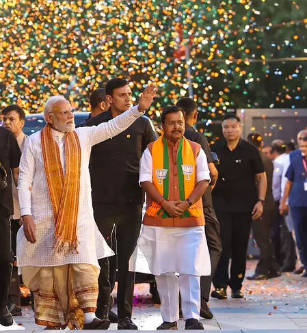 भारतीय अमेरिकियों ने बंगाल में भाजपा की जीत का किया स्वागत भारतीय अमेरिकियों ने बंगाल में भाजपा की जीत का किया स्वागत