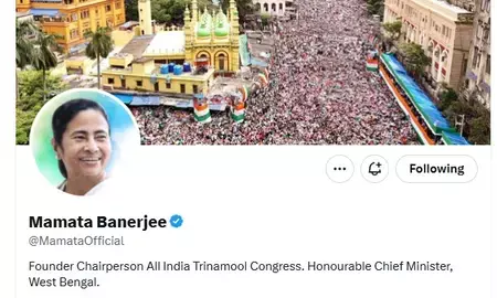 ममता बनर्जी ने नहीं बदली सोशल मीडिया प्रोफाइल, मुख्यमंत्री का टैग अभी तक बरकरार