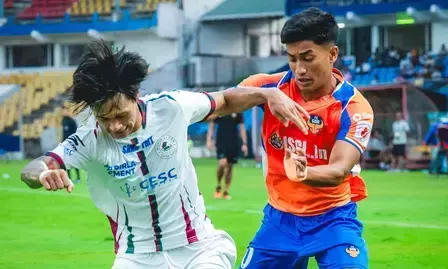 आईएसएल: एफसी गोवा के साथ मुकाबला ड्रॉ, टाइटल की दौड़ में दूसरे स्थान पर खिसका मोहन बागान आईएसएल: एफसी गोवा के साथ मुकाबला ड्रॉ, टाइटल की दौड़ में दूसरे स्थान पर खिसका मोहन बागान