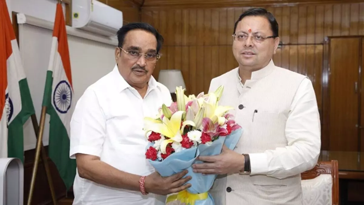 CM पुष्कर सिंह धामी की केंद्रीय मंत्री सीआर पाटिल से मुलाकात, नमामि गंगे कार्यक्रम के तहत उत्तराखंड सरकार को हर सम्भव सहायता का दिया आश्वासन CM पुष्कर सिंह धामी की केंद्रीय मंत्री सीआर पाटिल से मुलाकात, नमामि गंगे कार्यक्रम के तहत उत्तराखंड सरकार को हर सम्भव सहायता का दिया आश्वासन