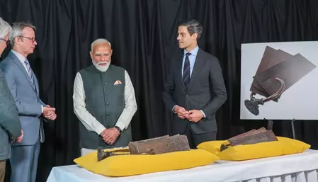 11वीं सदी के चोल ताम्रपत्र नीदरलैंड से भारत वापस लाए जाएंगे: पीएम मोदी 11वीं सदी के चोल ताम्रपत्र नीदरलैंड से भारत वापस लाए जाएंगे: पीएम मोदी