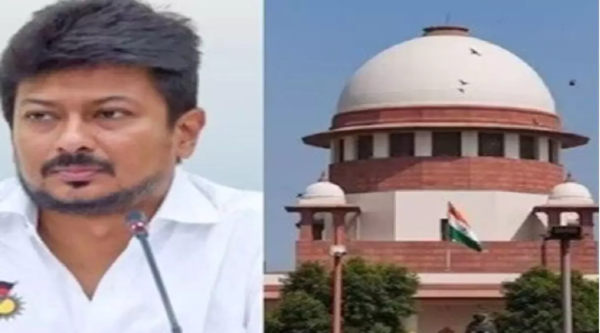 सनातन को खत्म करना ही होगा कहने वाले उदयनिधि स्टालिन की मुश्किलें बढ़ीं, सुप्रीम कोर्ट पहुंचा मामला सनातन को खत्म करना ही होगा कहने वाले उदयनिधि स्टालिन की मुश्किलें बढ़ीं, सुप्रीम कोर्ट पहुंचा मामला