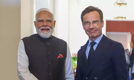 प्रधानमंत्री मोदी और स्वीडन के पीएम क्रिस्टर्सन के बीच वार्ता, रणनीतिक साझेदारी की ओर बढ़ा सहयोग प्रधानमंत्री मोदी और स्वीडन के पीएम क्रिस्टर्सन के बीच वार्ता, रणनीतिक साझेदारी की ओर बढ़ा सहयोग