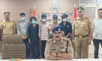 ग्रेटर नोएडा: किराये की कार लेकर राहगीरों से करते थे लूटपाट, पुलिस ने 5 बदमाशों को दबोचा