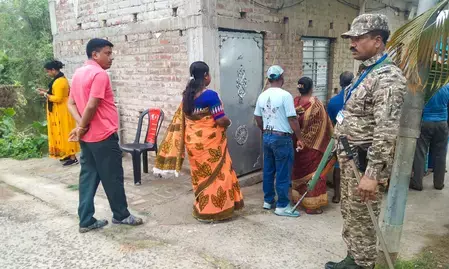 फाल्टा में दोबारा मतदान: पहले दो घंटों में 20.47 प्रतिशत वोटिंग; बूथों से तृणमूल के पोलिंग एजेंट नदारद