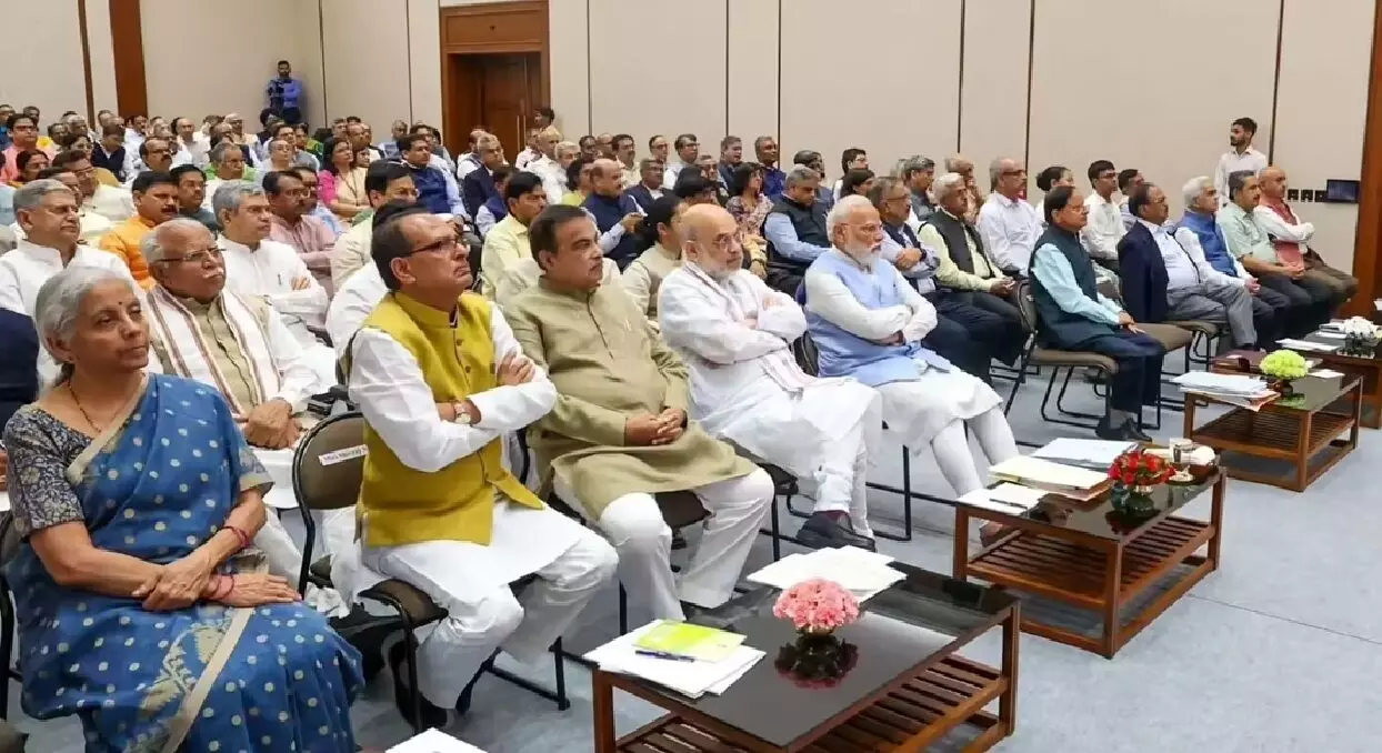 विकसित भारत के लिए सुधारों पर चर्चा, मंत्रियों के साथ बैठक में क्या हुई बात, पीएम मोदी ने खुद बताया विकसित भारत के लिए सुधारों पर चर्चा, मंत्रियों के साथ बैठक में क्या हुई बात, पीएम मोदी ने खुद बताया
