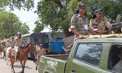 मध्य प्रदेश उच्च न्यायालय के फैसले के बाद भोजशाला परिसर में सुरक्षा के कड़े इंतजाम, 1800 से ज्यादा पुलिसकर्मियों की तैनाती