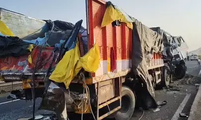 महाराष्ट्र के धुले में दर्दनाक हादसा: हाईवे पर आपस में टकराए कई वाहन, 6 लोगों की मौत, 26 गंभीर रूप से घायल महाराष्ट्र के धुले में दर्दनाक हादसा: हाईवे पर आपस में टकराए कई वाहन, 6 लोगों की मौत, 26 गंभीर रूप से घायल