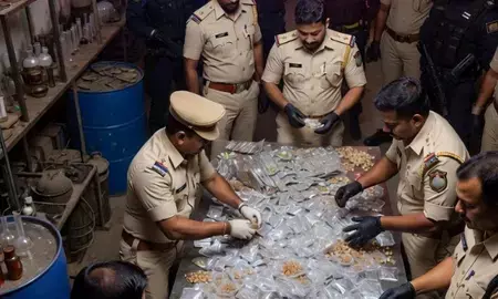 मुंबई: नारकोटिक्स सेल ने ड्रग्स बनाने वाली फैक्ट्री का किया पर्दाफाश, 50 करोड़ की ड्रग्स बरामद