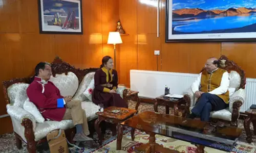 लद्दाख के उपराज्यपाल और सोनम वांगचुक के बीच बैठक, विकास और संवाद बनाए रखने पर सहमति लद्दाख के उपराज्यपाल और सोनम वांगचुक के बीच बैठक, विकास और संवाद बनाए रखने पर सहमति