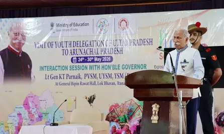 अरुणाचल के राज्यपाल ने युवाओं से सांस्कृतिक विरासत बचाने और राष्ट्रीय एकता को बढ़ावा देने का किया आह्वान अरुणाचल के राज्यपाल ने युवाओं से सांस्कृतिक विरासत बचाने और राष्ट्रीय एकता को बढ़ावा देने का किया आह्वान