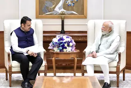 दिल्ली में बड़ी बैठक: महाराष्ट्र के मुख्यमंत्री देवेंद्र फडणवीस ने प्रधानमंत्री नरेंद्र मोदी से की मुलाकात;  इन मुद्दों पर हुई चर्चा