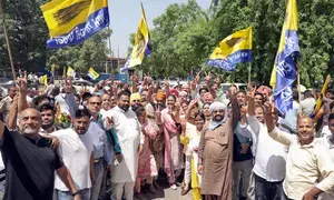 पंजाब नगर निकाय चुनाव : शुरुआती रुझानों में आप को बढ़त