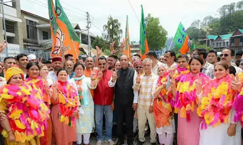 हिमाचल नगर निगम चुनाव 2026: 4 में से 3 निगमों पर भाजपा का कब्जा, पालमपुर में कांग्रेस ने बचाई साख हिमाचल नगर निगम चुनाव 2026: 4 में से 3 निगमों पर भाजपा का कब्जा, पालमपुर में कांग्रेस ने बचाई साख