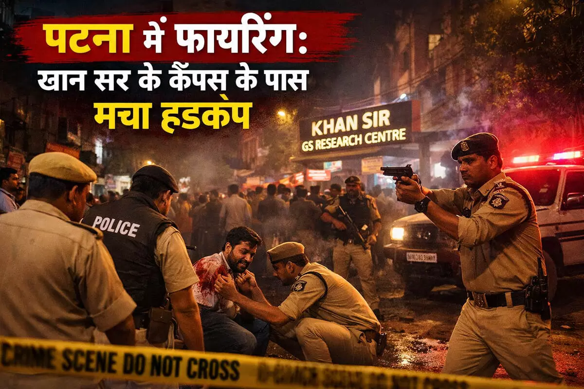 पटना फायरिंग: खान सर के कैंपस के पास गोलीबारी, छात्रों में दहशत पटना फायरिंग: खान सर के कैंपस के पास गोलीबारी, छात्रों में दहशत