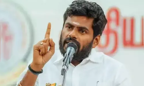 दिल्ली पहुंचे के. अन्नामलाई, नई राजनीतिक पारी की अटकलें तेज; समर्थकों के पोस्टरों ने बढ़ाई चर्चा